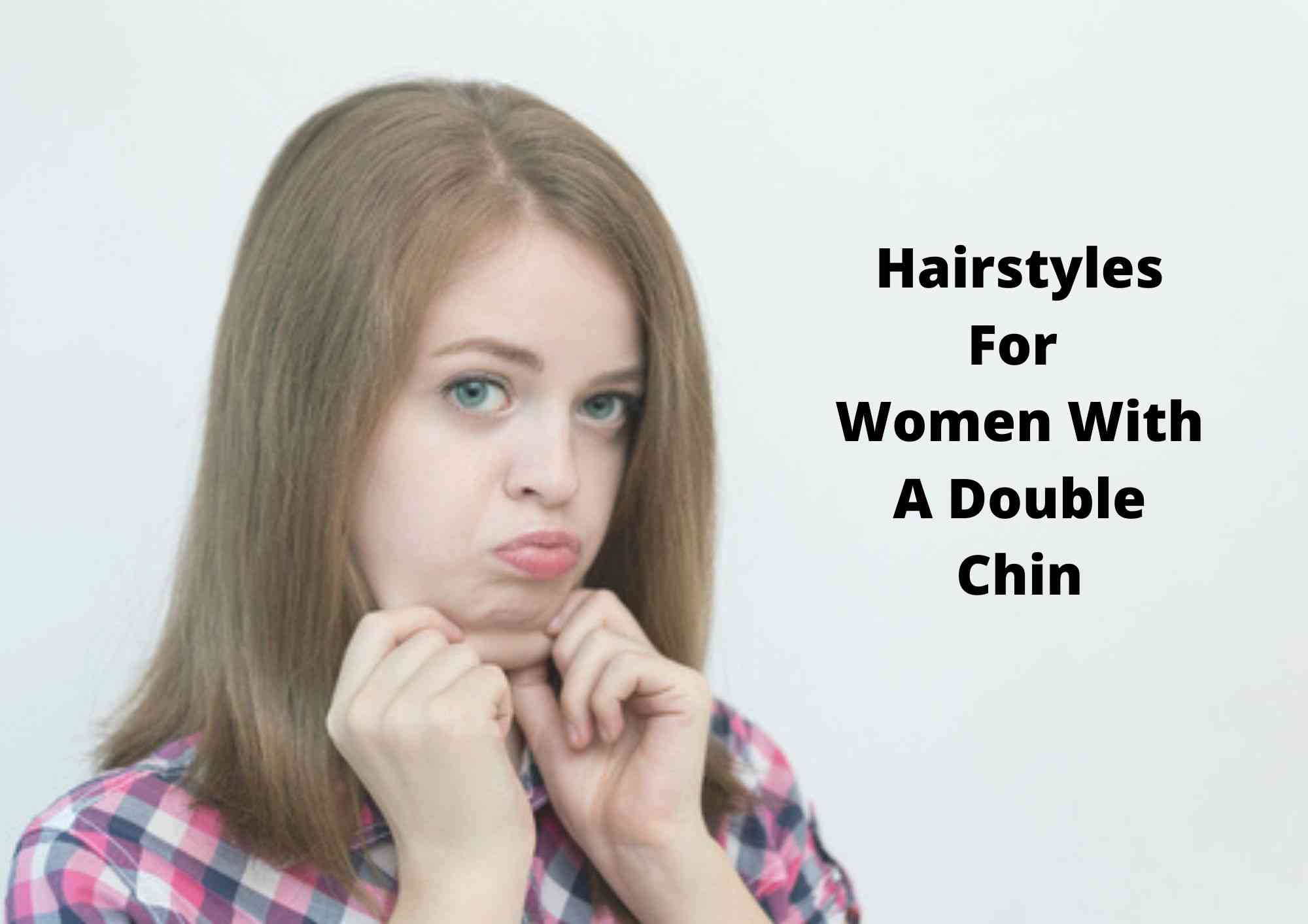 Hairstyles For 50 Years Old with Double Chin